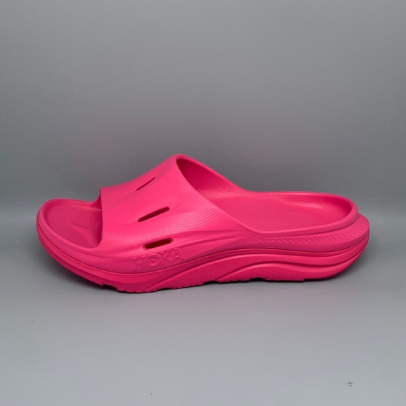 Hoka One Ora Pink Running Recovery Slide 3 Sandals Men’s Sz 13 Women\'s Sz 15 NWT main image 8